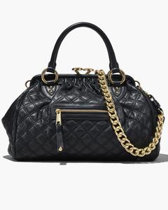 Сумка Re-Edition Quilted Leather Stam Bag Marc Jacobs, черный