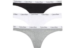 Женские трусы Calvin Klein, Серый + Белый + Черный