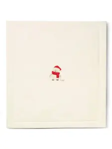 Одеяло с аппликацией Il Gufo, белый