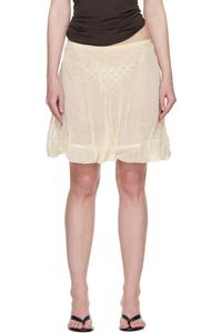 Юбка-мини Nabi Paloma Wool, цвет off-white