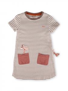 Sigikid Платье Savanna в кремово-коричневую полоску