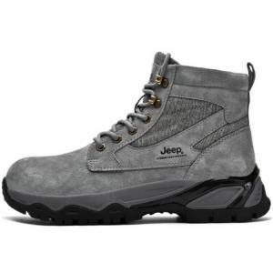 Кроссовки мужские высокие серые Jeep