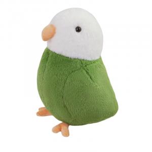 Плюшевая кукла попугай в четырех цветах, высота 30 см Tak Bebe, зеленый