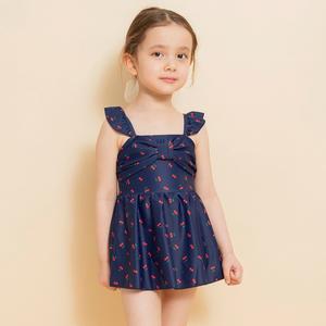 Платье с принтом по всей поверхности, украшенное лентами Branshes, цвет Navy Blue