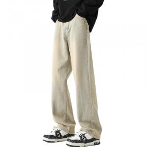 Джинсы серии Ride The Wind And Waves унисекс WARRIOR, желтый