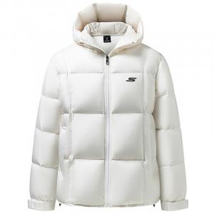 Пуховик унисекс Skechers, белый