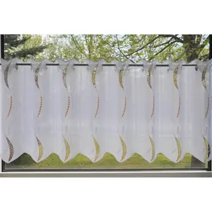 Вышивки Plauen Панно Elina Продевание через стержень 1 шт., комплект Stickereien Plauen, Weiß/terra