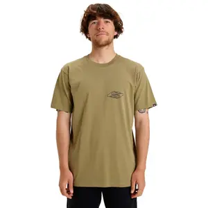 Мужская футболка Ev Ripple Font Quiksilver, бежевый