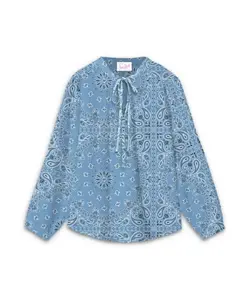 Блузка Харпер Mc2 Saint Barth, синий