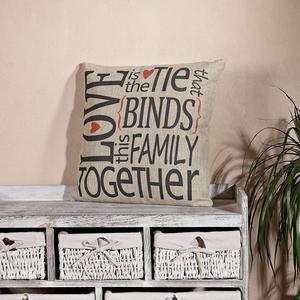 Подушка для дивана LOVE 45x45 см с наполнителем Подушка для сиденья полиэстер Feel2Home