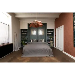 Постельное белье Kayori «Kora», натуральный хлопок, серый