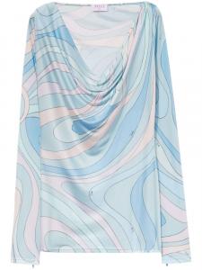 PUCCI блузка с длинными рукавами, синий