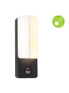 Уличный светодиодный настенный светильник Bonnie с датчиком движения (ИК) и функцией отпугивания насекомых, работающий от заката до рассвета  Paulmann