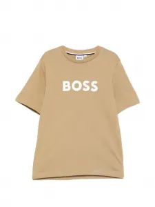 Футболка с логотипом Boss, зеленый