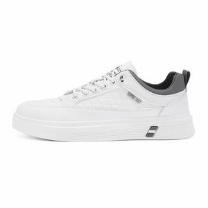 Нескользящие и дышащие низкие мужские кроссовки для скейтбординга BOLE, White Gray