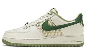 Nike Air Force 1 Low '07 Premium NAI-KE Bamboo Weave Sail Light Bone и Gorge Green