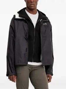 Свитер на молнии с логотипом Helly Hansen, черный