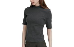 Футболка женская темно-серая Uniqlo