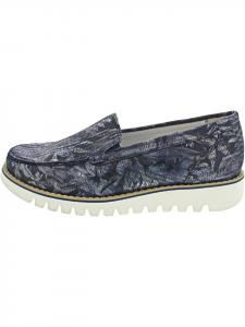 WALDLÄUFER Мокасины Хабеа синего цвета