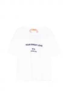 Футболка с коротким рукавом Nº21, белый