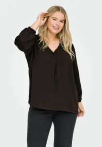 Блузка «карметта» Only Carmakoma, Black Coffee