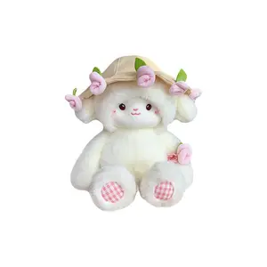 Fluffy bear Милые розовые плюшевые ягнята, высота 25см/35см/45см