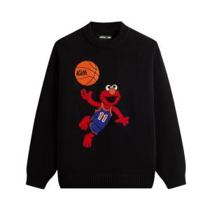Свитер Kith x Sesame Street Elmo Crewneck Sweater, Black