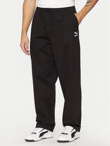 Тканевые брюки свободного кроя Puma, черный