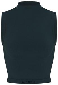 Бюстгальтер NikeSKIMS Vintage Seamless Mock-Neck Long-Line Bra, синий