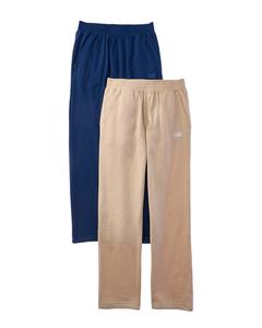 Комплект из двух флисовых спортивных брюк New Balance, синий