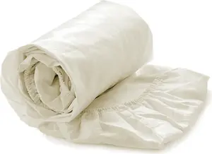 Простыня на резинке Elementi 160x200+40 см. Цвет: белый. HNL Living