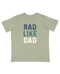 Футболка с коротким рукавом для мальчиков Rad Like Dad Sweet Wink, зеленый