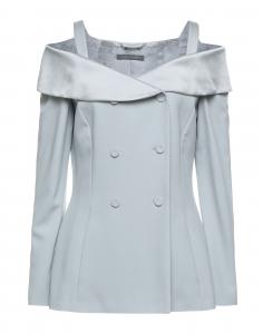 Блейзер Alberta Ferretti, светло-серый