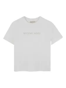 Футболка с логотипом Michael Kors Kids, белый