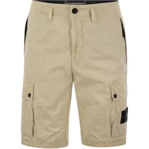 Шорты карго с компасом STONE ISLAND, Light Umber