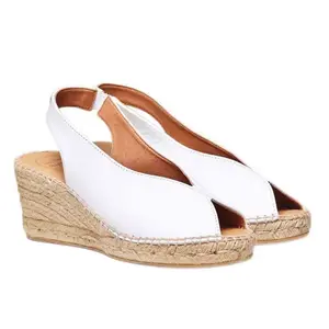 Сандалии Toni Pons Laila-P esparto wedge, белый