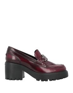 Лоферы Hogan, бордовый
