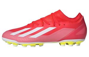 Футбольные бутсы X Crazyfast.3 унисекс с низким верхом красные и белые Adidas