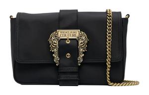 VERSACE JEANS COUTURE Полиамидная с полиуретаном сумка кроссбоди через плечо женская черная