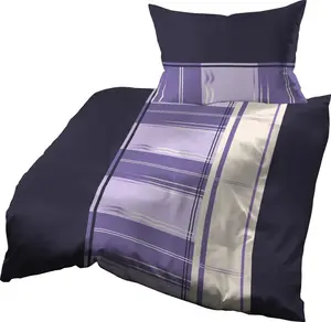 Постельное белье 140x200 + 70x90 см, хлопок вафельный пике, 31106, фиолетовый Gerald Wittmann