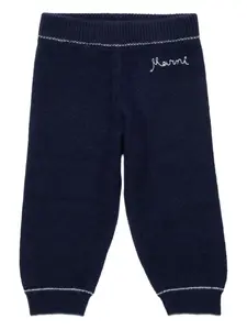 Трикотажные спортивные брюки Marni Kids, синий