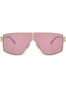 Солнцезащитные очки в массивной оправе Miu Miu Eyewear, золотой
