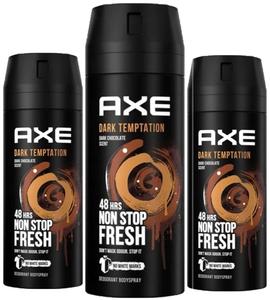 Axe, Dark Temptation, аэрозольный дезодорант, 3x150 мл