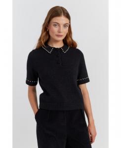 Женская поло-рубашка Laura Whitmore Diamonte Chinti & Parker, Black