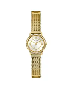 Женские часы Lady g GW0534L2 со стальным и золотым ремешком Guess, золотой