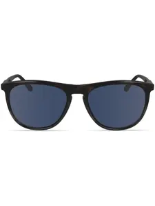 Солнцезащитные очки с логотипом Calvin Klein, коричневый