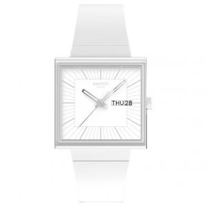 SWATCH Часы Unisex White Watch SO34W700, White Dial