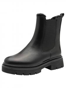 Marco Tozzi Ботинки челси черного цвета