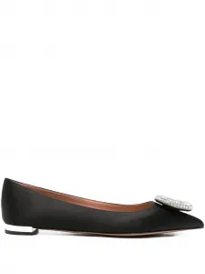Декорированные туфли Crystal Hoop Aquazzura, черный