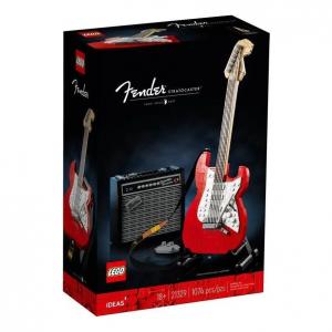 Набор Lego Ideas Fender Stratocaster, красный/черный